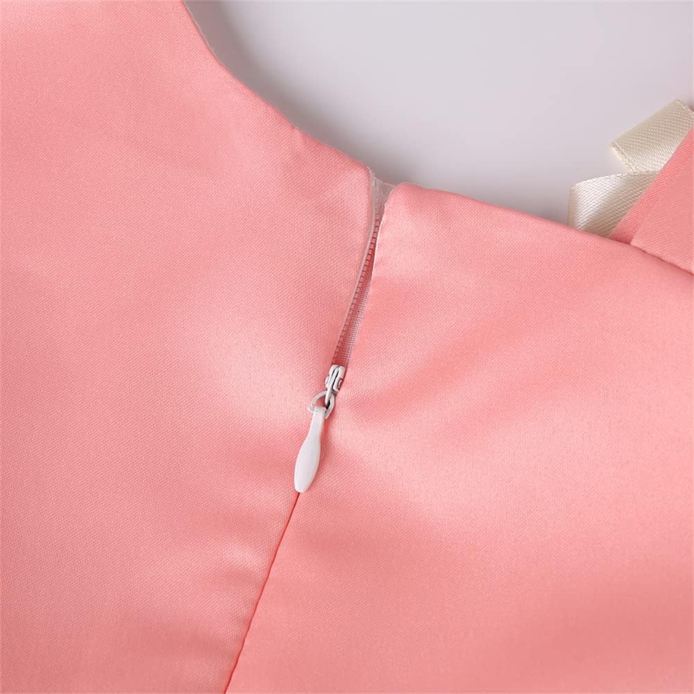 2T-9T Easter Off Shoulder Flower Girls Dress Pageant Party Floral Formal Dresses - Image 6