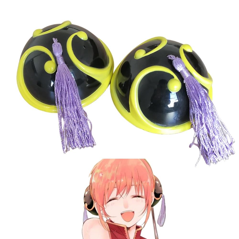 銀魂　神楽　コスプレ衣装　髪飾りセット 銀魂 神楽 コスプレ衣装 髪飾りセット 神楽 コスプレ 髪飾りの