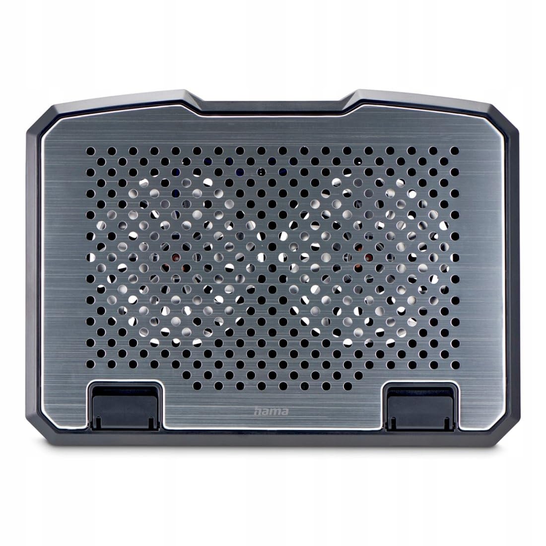 Hama Raffreddatore per laptop in alluminio, inclinabile, silenzioso, 2 ventole, fino a 40 cm, nero