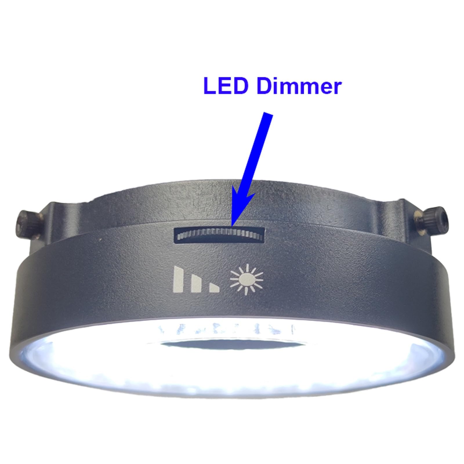 DAGIJIRD Anillo de luz LED iluminador, USB 72 LED foco ajustable fuente de lámpara para microscopio visión científica