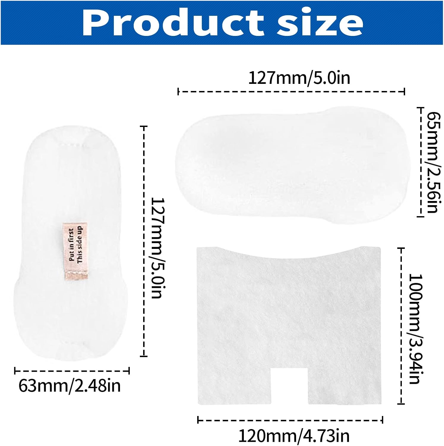 kingsea Filter Kit Replacement for Shark Vertex Corded Stick PowerFins Vacuum HZ2000, HZ2002, HZ251, Part # XPMFHZ2000, XFFKHZ2000, 6 Pack