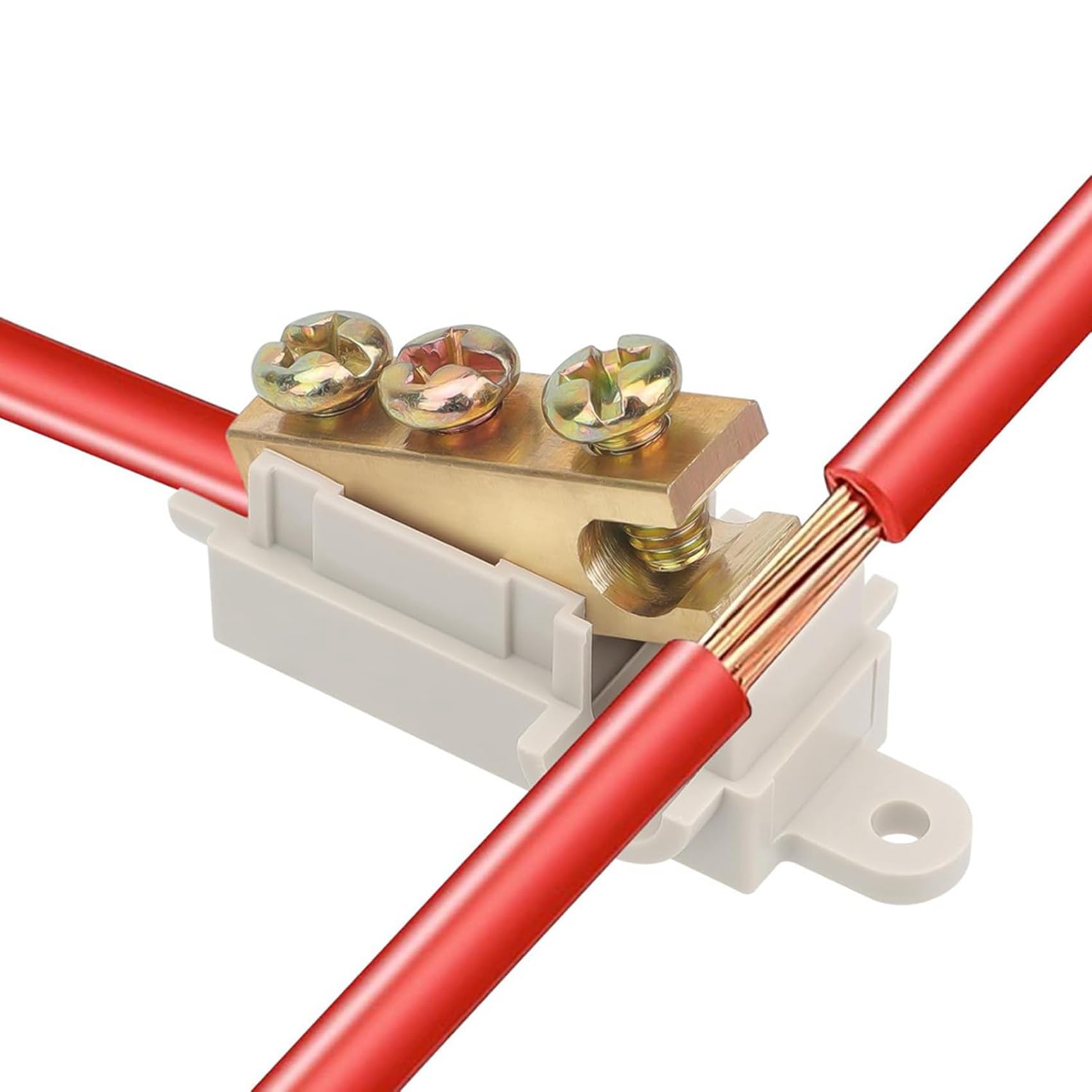Kit de 30 Tuercas para Conectores de Cables Tipo T de Calibre 6 AWG, Terminal de Conexión de Cableado Rápido de 80 A, Conector Rápido de Empalme