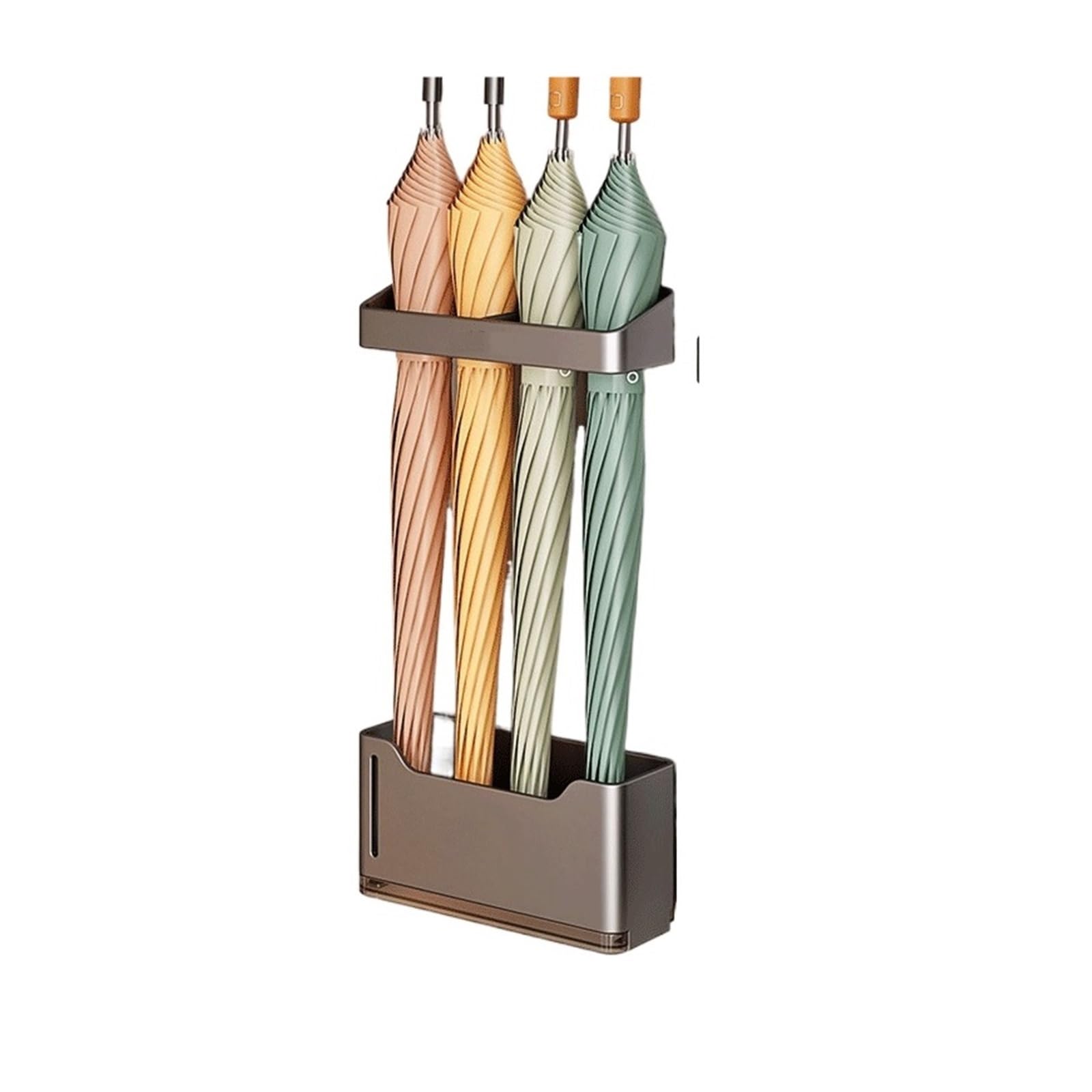 SONGYL-20249 Umbrella Stand Magnetic Wall-Mounted Umbrella Holder—No Drilling Required; Drainable Holder For Behind The Door Entryway