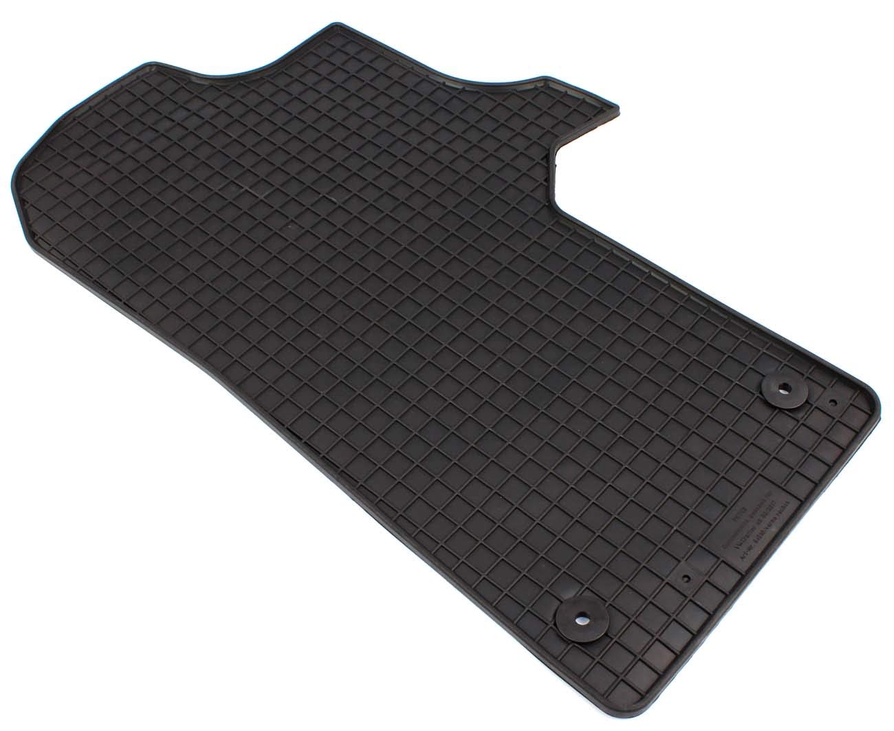 Petex 64510 Fußmatte Gummimatte Vorne Matte schwarz Kompatibel mit VW CRAFTER Pritsche/Fahrgestell SZ