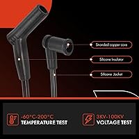 Vista 4 de A-Premium Juego de 6 cables de bujía de encendido compatibles con Ford F-150 2005 2006 2007 2008 V6 4.2L