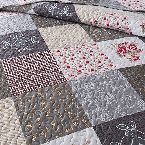 Honeilife Oversized King Bedspreads 120X120-3 Pcs California King Quilt thumb #3