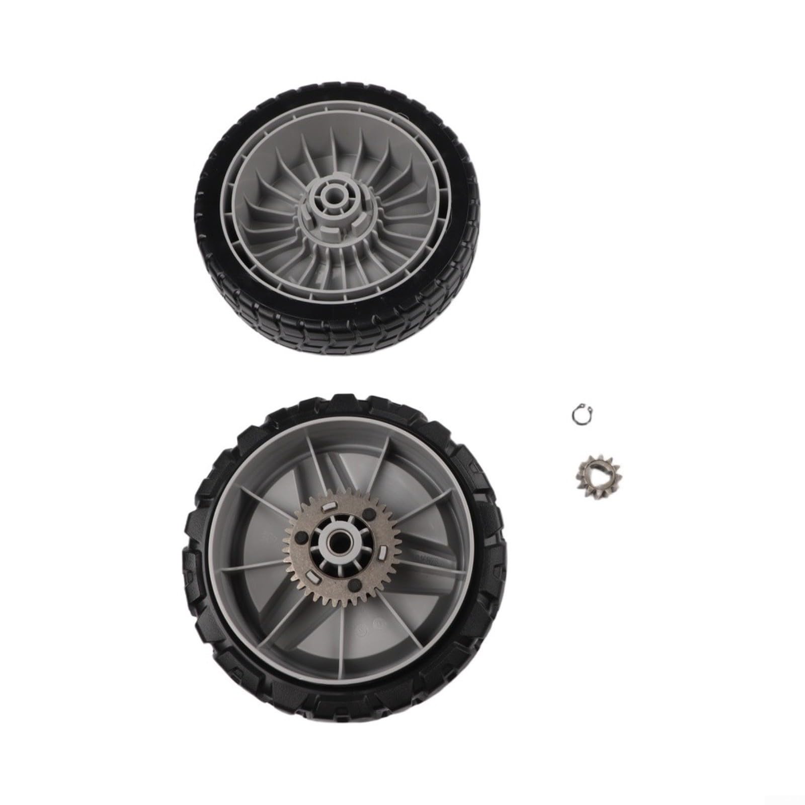 Ruedas para cortacésped Honda HRR216 HRS216 HRT216, neumáticos de repuesto de 8 pulgadas con engranaje de accionamiento, diseño de goma de plástico resistente para el cuidado del jardín (4