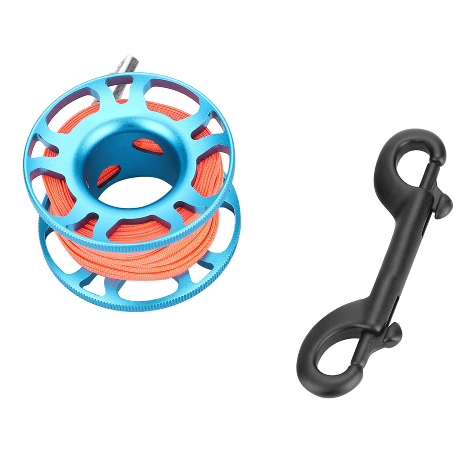 Keep Diving Aviation Aluminium Finger Reel Clip Scuba Diving Tech Spool 15m Line
