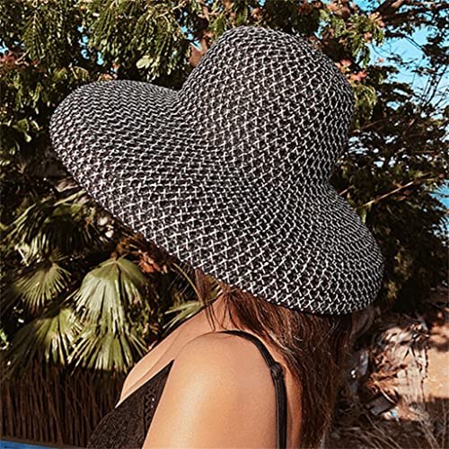 Chapeau de soleil femme à grands bords capeline patchwork respirante - 5