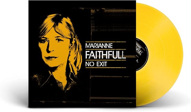 No Exit (Vinil Amarelo, Edição Limitada, Ao Vivo) por Marianne Faithfull, capa do álbum