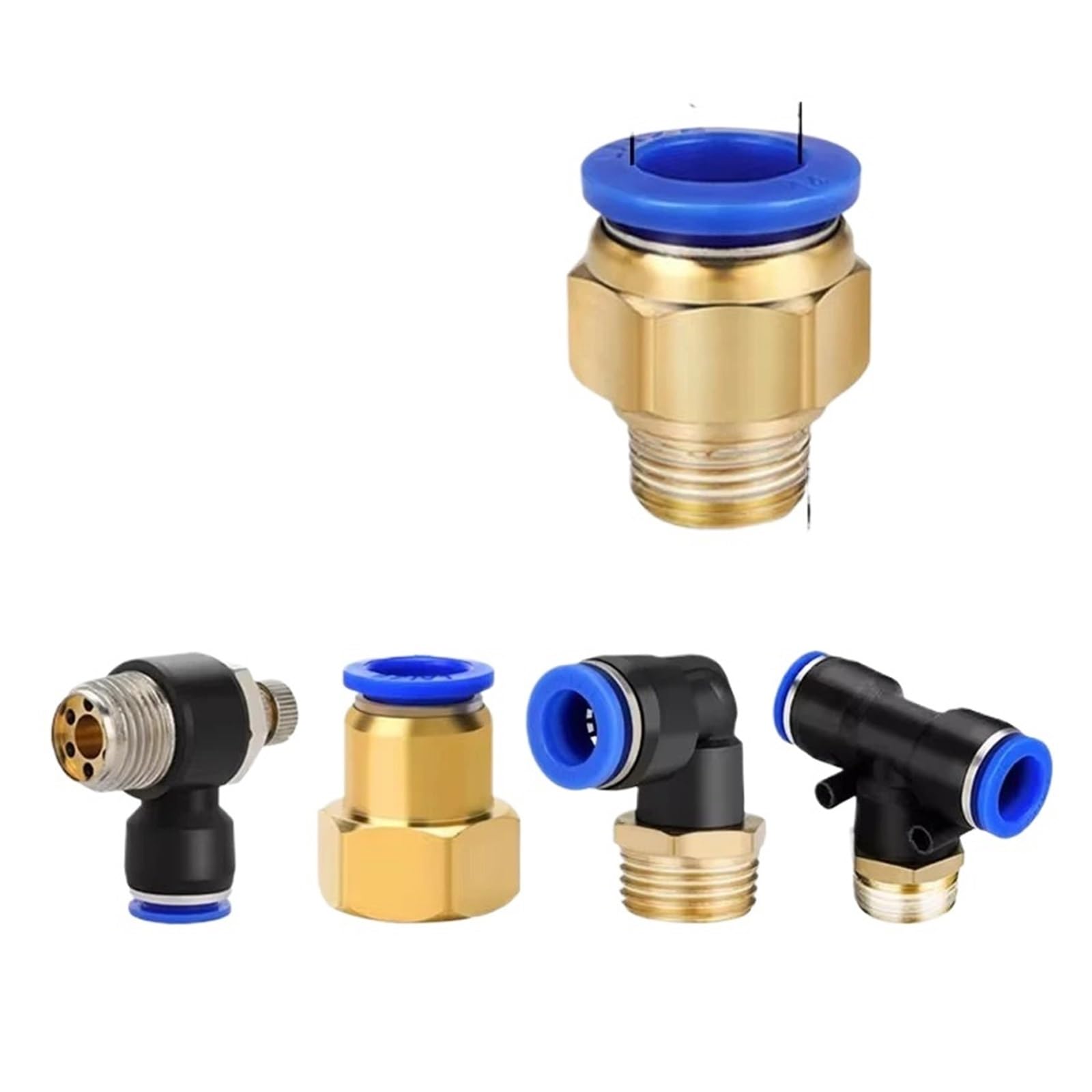 Conector neumático para proyectos de bricolaje y mantenimiento de compresores de taller SL PC