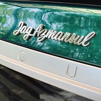 - Custom Car Emblem Gift for Cars Lovers, Personalized Vechicle Gifts Race Sign Truck Letter 3D Customized Badges for Boats Motorbike Side Rear Front Hood Trunk Door (Custom Name)