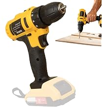 Power Drill Tool - Ergonomic Grip Handheld High Torque Motor Equipment