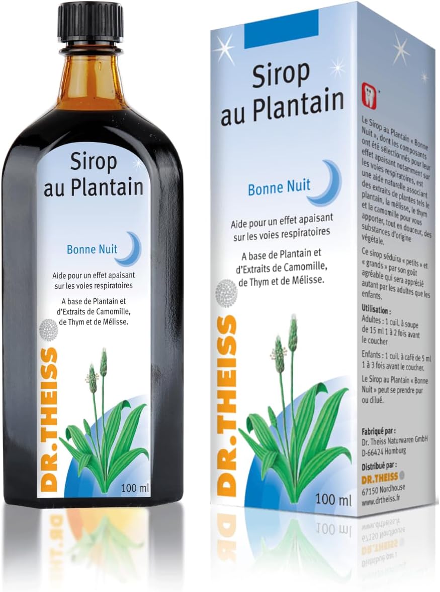 Dr Theiss sirop au plantain nuit 100 ml