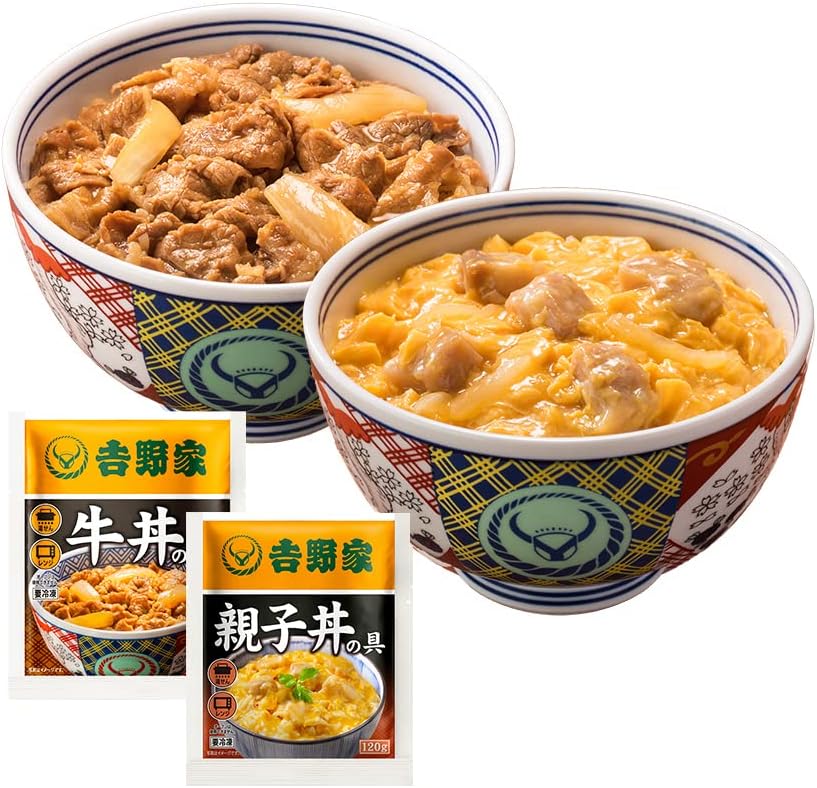 Amazon | 吉野家 牛豚食べ比べセット 計24袋 ( 牛丼 / 豚丼 120g×各12 