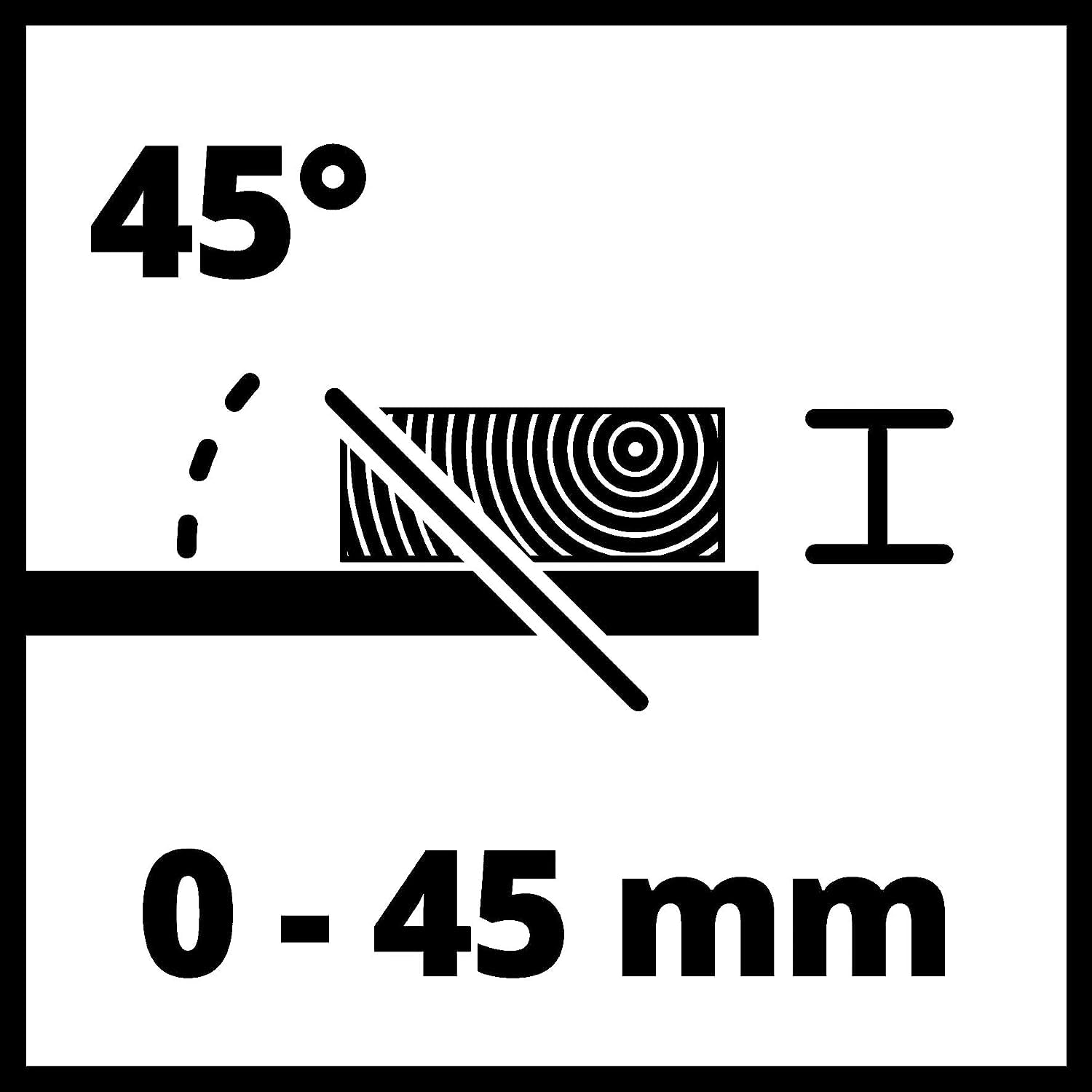 Einhell Scie circulaire sur table sans fil TE-TS 36/210 Li-Solo Power X-Change (36V, 3,800 trs/min, Lame Ø210 x ø30 mm, Table en aluminium) Livré sans Batterie ni Chargeur