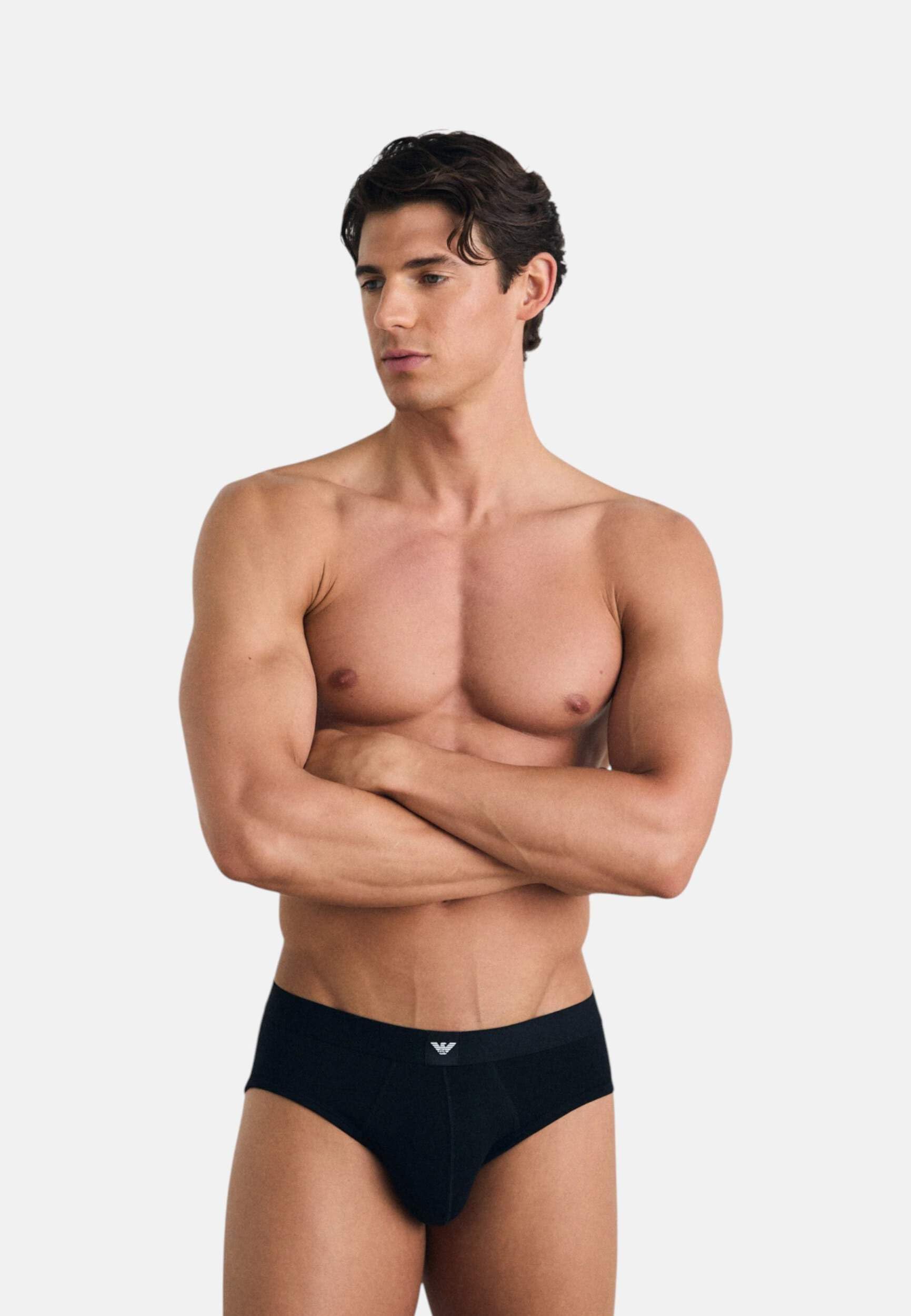 Emporio Armani 3-Pack Brief Ropa Interior Hombre (Pack de 3)