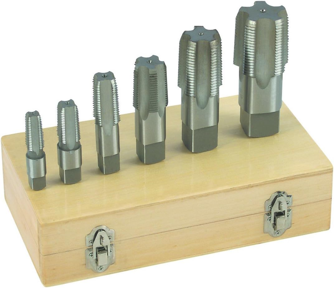 Pipe Taps 6 Pc New 90 Day Warranty
