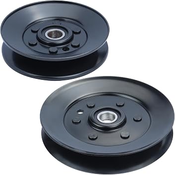 1-603805 Idler Pulley with 1-633166 Idler Pulley Replaces 1 603805, 603805, 633166, 1633166, 1 633166, 99-4638, 994638 for Toro Z Master Z255, Z253, Z557, Z555, Z500, eXmark Lazer Z Decks