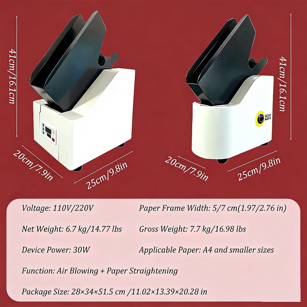 Raccoglitore automatico di carta e jogger con grande capacità, allineamento rapido per ufficio e scuola