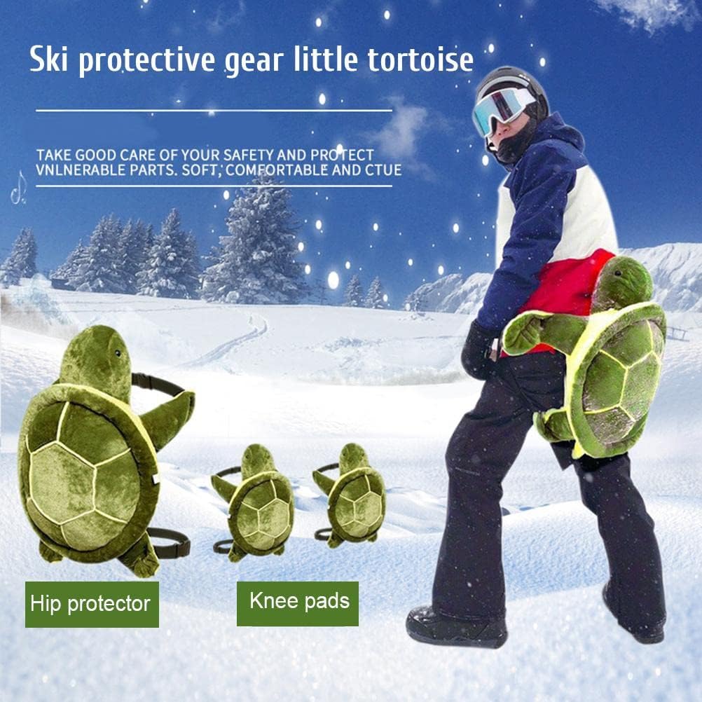 Turtle Shape Knee Protector Gear Turtle Hip Protector Hip Protector Hip Protector Knee Pad Plush Ice Skating Cushion