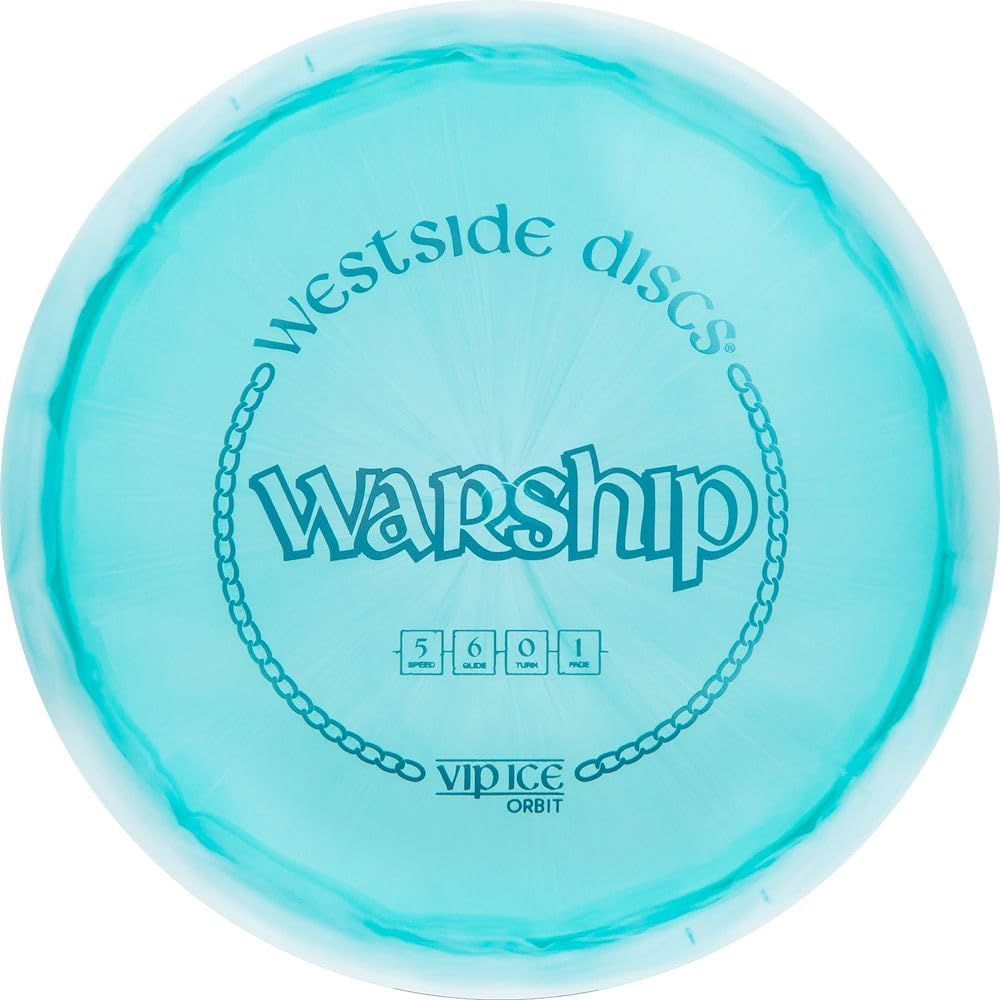 D·D DYNAMIC DISCS Westside VIP Ice Orbit Warship Midrange Golf Disc - Colors Will Vary