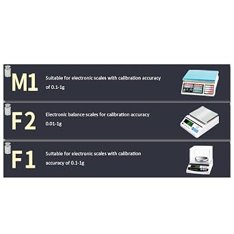 Calibration Weight Sets Stainless Steel F2 Class 1mg-200g
