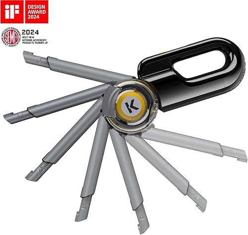 Miniatura 2 de Fanttik Fold V10 APEX Pivot - Aspiradora inalámbrica para automóvil, potencia de succión de mano de 17000 Pa, pantalla LED inteligente, portátil