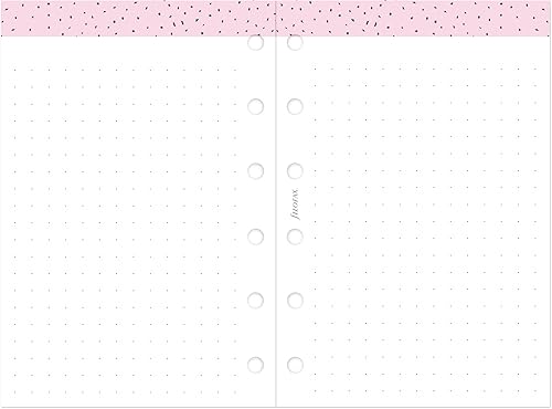 Miniatura 3 de Filofax Recambio de diario de calendario, tamaño de bolsillo, semana a vista, paquete de diario mínimo de confeti, multilingüe cinco idiomas, 2024