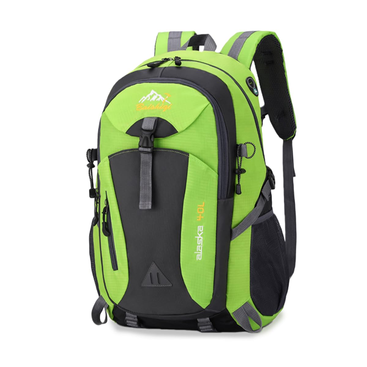 Nircho 40L Hiking Backpack Lightweight Breathable Trekking Rucksack for Men Women, Durable Water Resistant Travel Bag for Skiing Camping Climbing Cycling Trekking Mountaineer Outdoor Sports (Green) — image 1