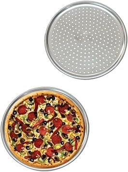 Delikli Çelik Pizza Ve Lahmacun Tepsisi 28 Cm, 5DPWPTLAKUCUKPT