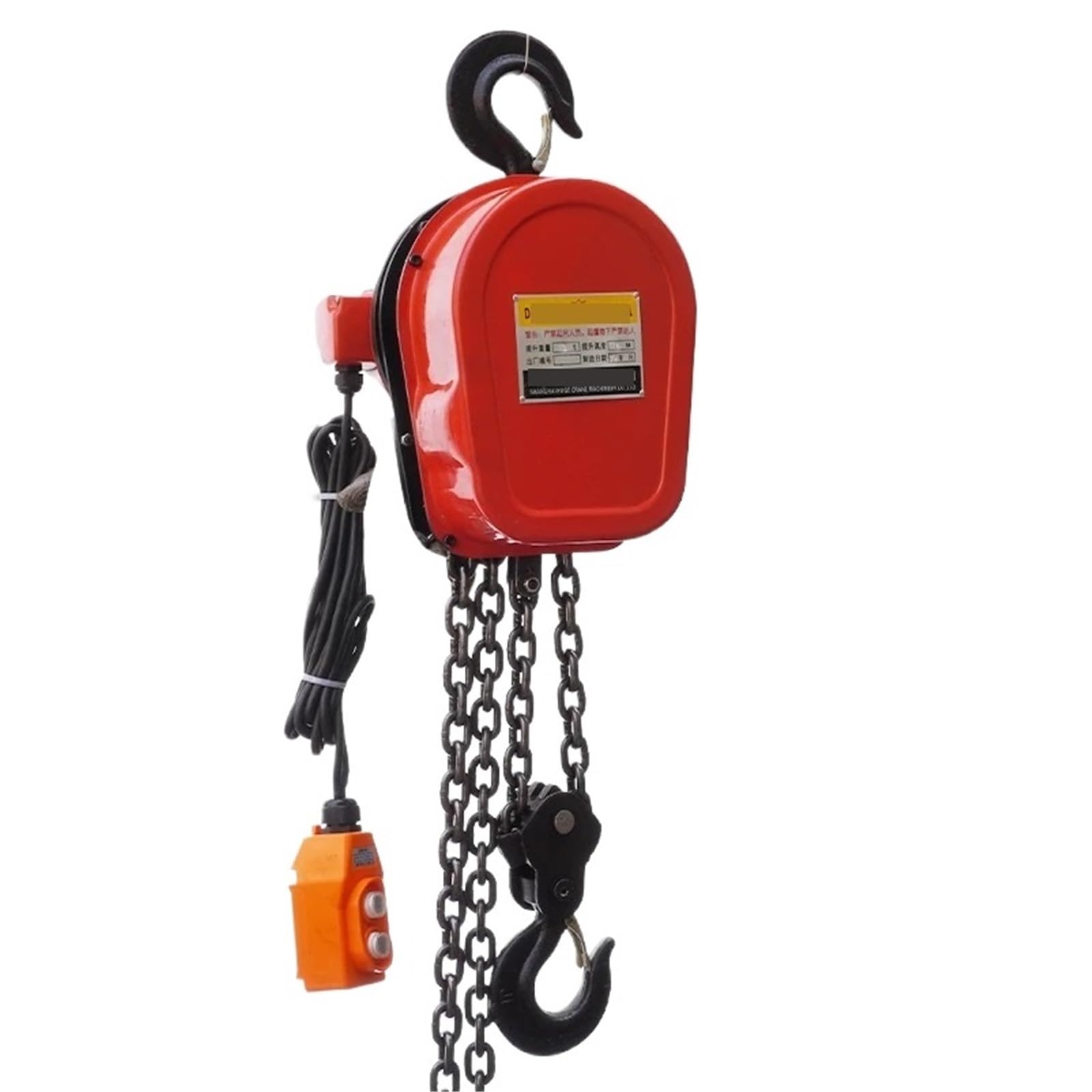 Polipasto eléctrico de cadena de 2 toneladas, herramienta de elevación resistente para almacén, garaje, construcción, cargas duraderas