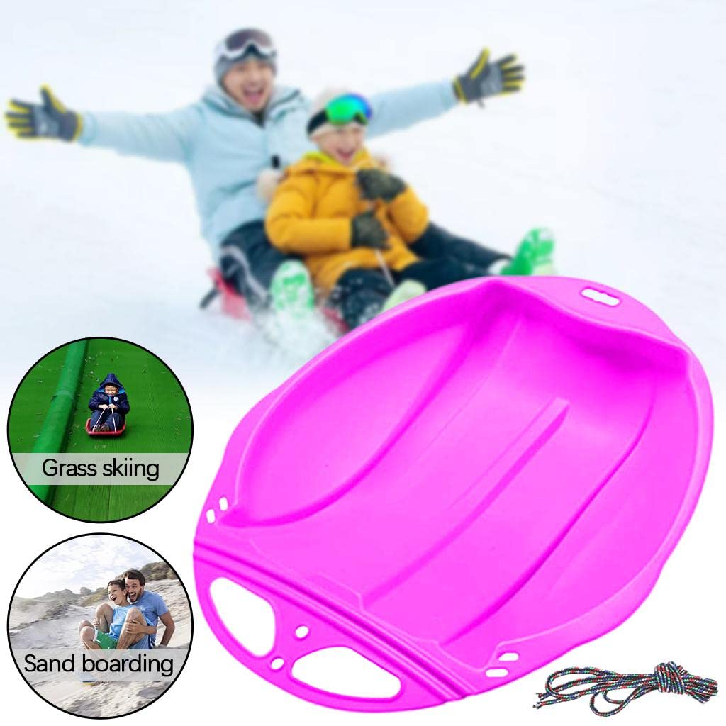 Raquettes à Neige, Fourches de Ski d'hiver, Pistes de Raquettes Portables D'extérieur, Luge à Neige pour Enfants, Neige, Herbe et Glisse