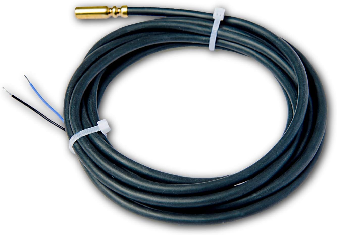 Temperature Sensor PT1000 for Solar Water Heating Systems, silicone cable, 2.0 meters