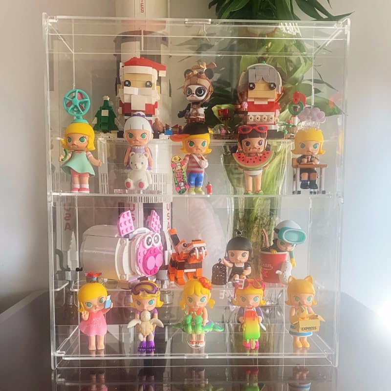 Amazon.co.jp: Choowin 2層透明アクリルディスプレイケース コレクター