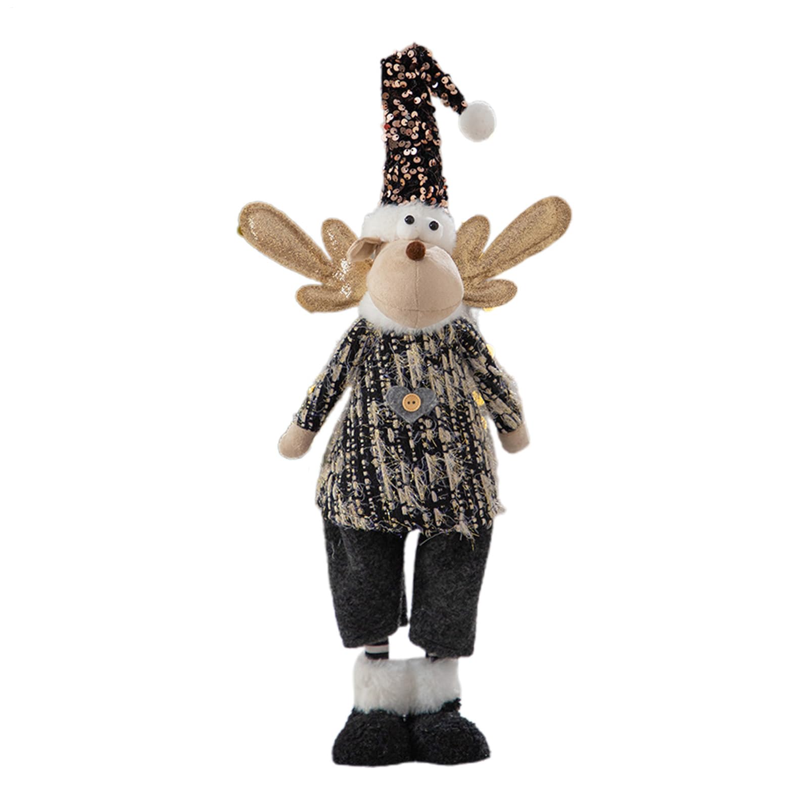 Ornement pour le centre de la table en peluche de Noël comme cadeau de fête