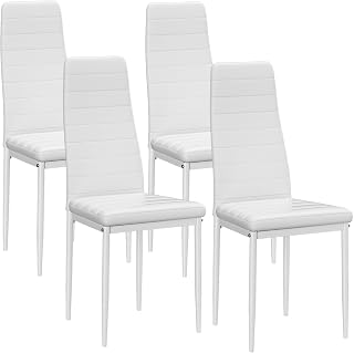 4 sillas blancas