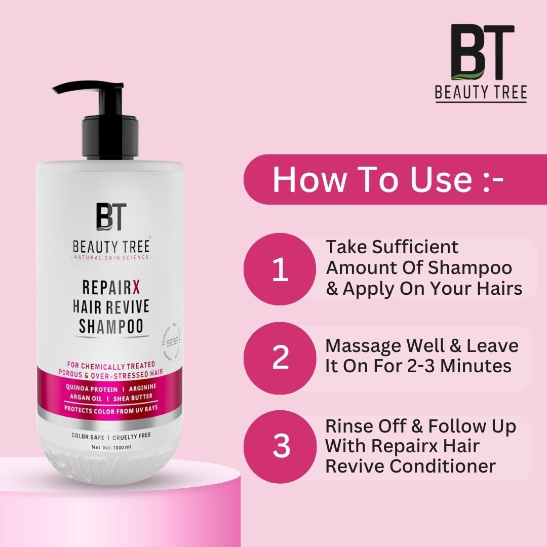 Buy BEAUTY TREE Repairx Hair Revive Shampoo With Quinoa, Arginine