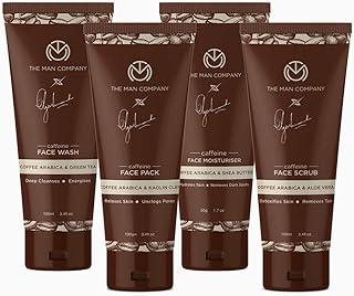 The Man Company Kit de aseo con cafeína (lava...