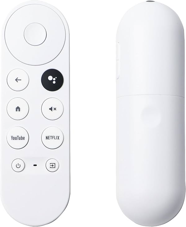 Adecuado para Snow Chromecast con Google TV HD/4K y Google TV Streamer 4K | Sustituto perfecto, hecho de material ABS avanzado, sensible, con función de voz