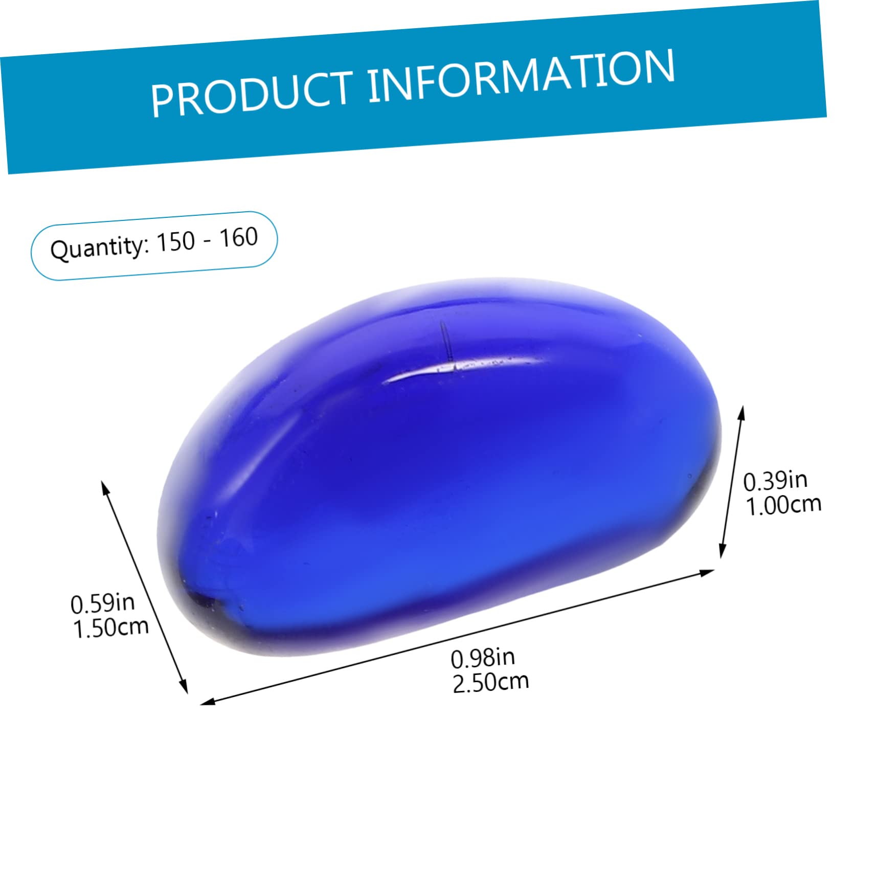 Beaupretty 2sacs Pierres Verre pour Décoration Aquarium Et Aménagement Paysager De Galets Décoratifs pour Jardins Et