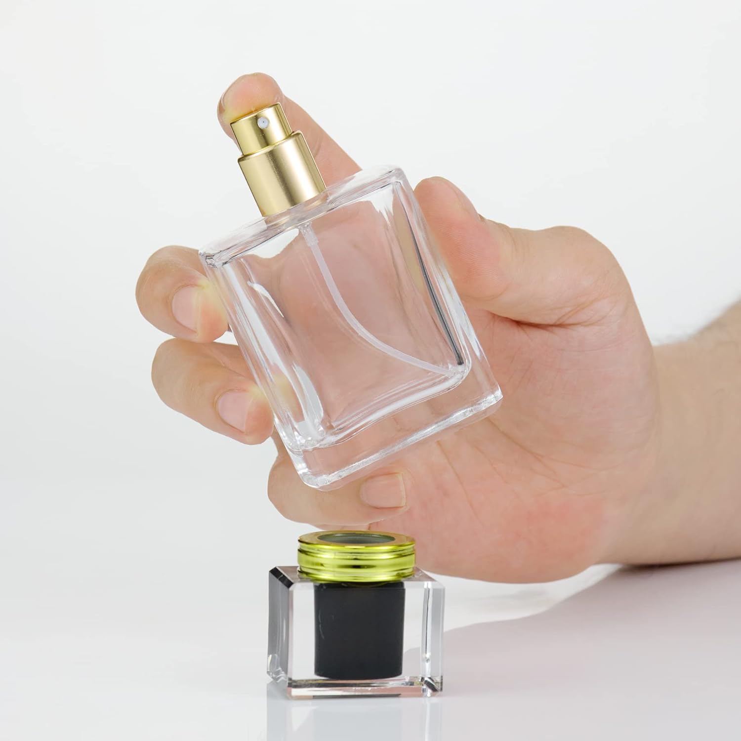 Refillable Glass Perfume Bottle with Funnel, Mauritius Ubuy
