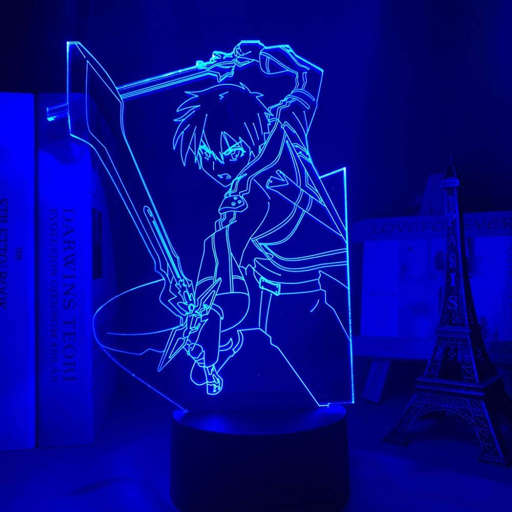 Lampe Illusion 3D Mo Dao Zu Shi - Wei Wuxian & Lan Wangji - Veilleuse LED Anime Acrylique - Décoration Chambre Et Cadeau Fan