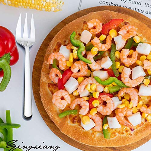 Enwinner Serving Platters Forks Stainless Steel Buffet 9 Inch Utensils Cake Butter Pastry Servers (4 Pcs Serving Forks) #TOP6