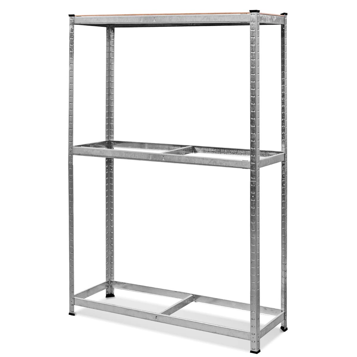 COSTWAY Scaffale Portagomme, Scaffale per Pneumatici in Acciaio 3 Ripiani, Scaffale per 8 Gomme da Officina Garage, 795kg, 120 x 40 x 180 cm