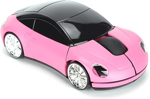 Miniatura 4 de Dpofirs Ratón inalámbrico en forma de coche, ratón para juegos con receptor USB, diseño ergonómico