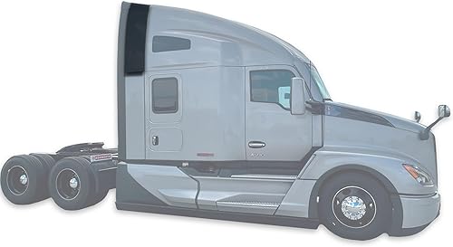 Miniatura 3 de KOZAK Carenado de plástico para cabina de cabina (lado derecho del pasajero) se adapta a Kenworth T680 Next GEN 2022 2023+ Plus Emblema del logotipo