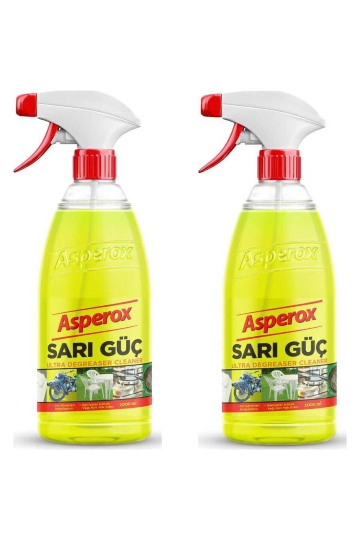 Asperox Sarı Güç Çok Amaçlı Ultra Temizleyici 2 x 1 L