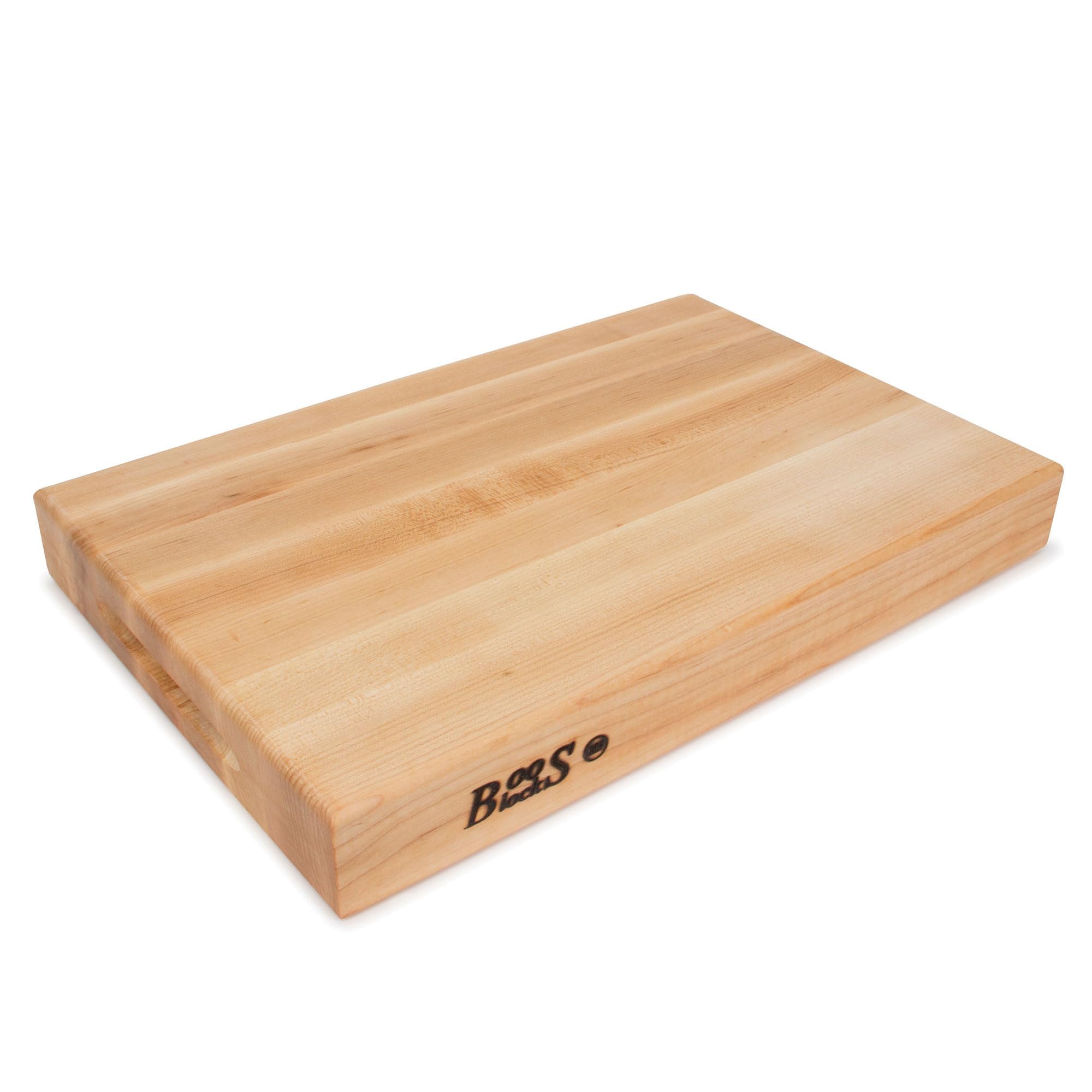 Boos Block Pro Chef Series - Tagliere Antibatterico - 51 x 38 x 6 cm | Tagliere In Legno Di Acero Duro Nordamericano - Tagliere Da Cucina Professionale - Tagliere xxl - Extra Spesso