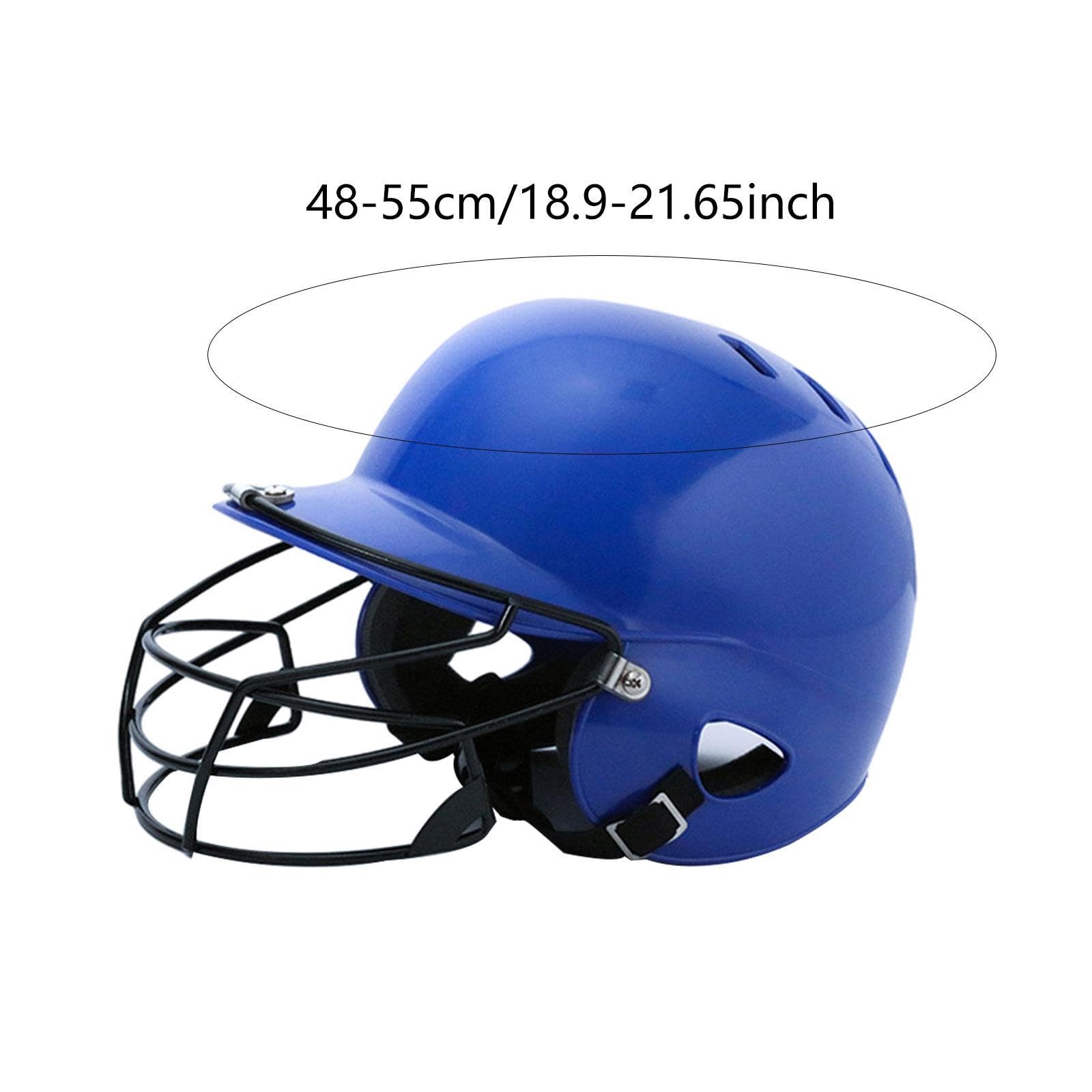 Perfeclan Baseball -Schlaghelm -Softball -Helm bequemer Stoßdämpfung für Kinder mit Gesichtsmaske für das Trainingsspiel im Freien